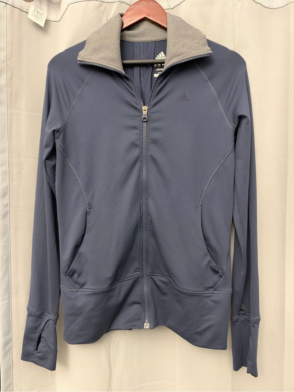 Adidas Women’s Climalite zip up - size small